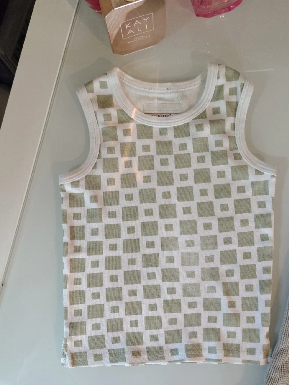 100% Cotton Tank and Waffle Knit Lounge Pants Set Size 3T